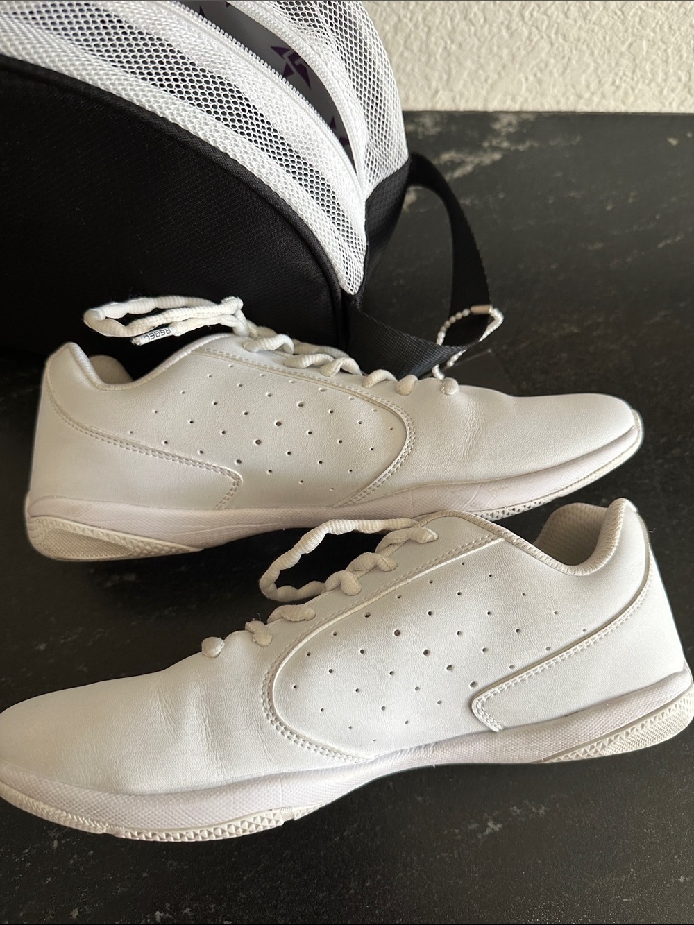 Rebel rise cheer shoes with bag!